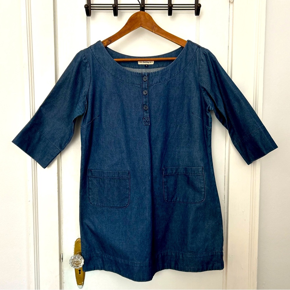 Blue Denim Mini Dress
